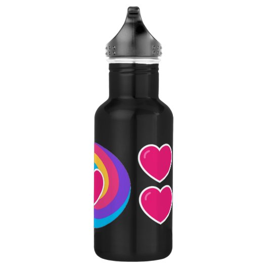 Neem je drank in een zwarte stijl mee met je waterfles  (Rechts)