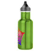 Neem je drank mee in stijl in een groen waterfles  (Rechts)