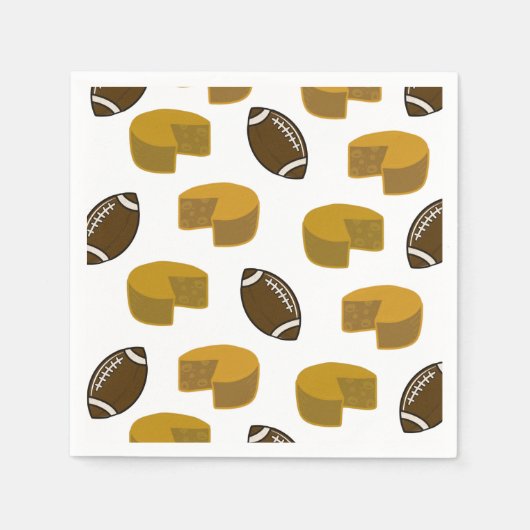 Neem je eigen board Superbowl-feest mee Servet (Voorkant)