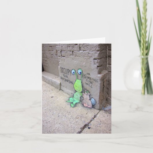 Neem je fantasie in beslag kaart (Voorkant)