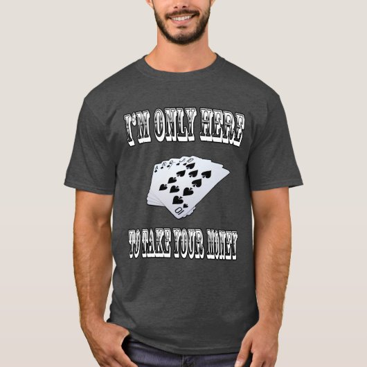 Neem je geld t-shirt (Voorkant)