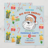 Neem je grote Nick Energy-vriendjes mee voor Kerst Kaart (Voorkant / Achterkant)