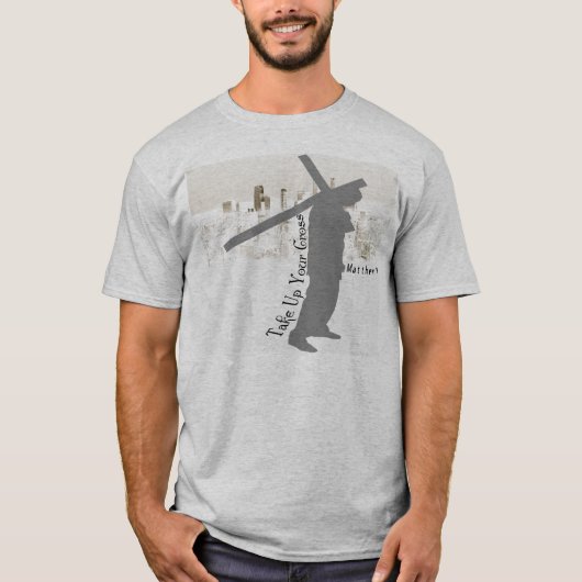 Neem je kruis 2 op t-shirt (Voorkant)