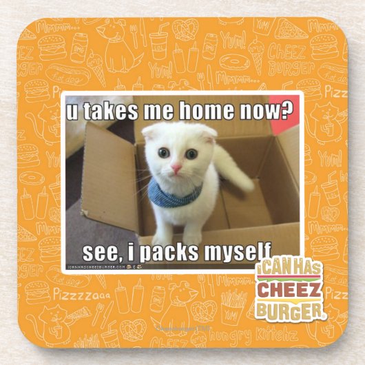 Neem je me nu naar huis? bier onderzetter (Voorkant)