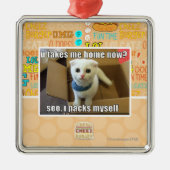 Neem je me nu naar huis? metalen ornament (Voorkant)