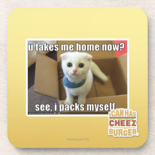 Neem je me nu naar huis? onderzetter