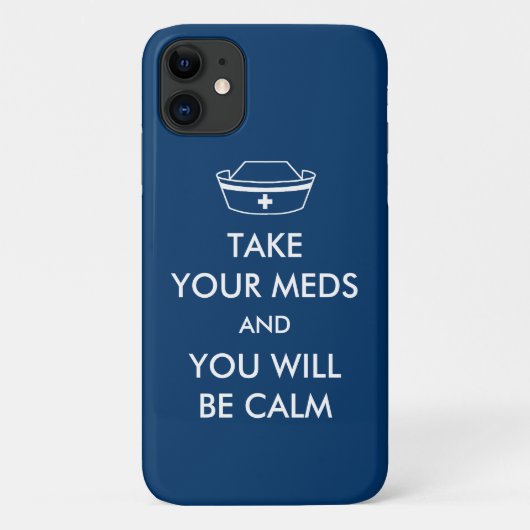 Neem je medicijnen en je zult kalm zijn Case-Mate iPhone case (Achterkant)