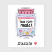 Neem je medicijnen sticker (Vel)