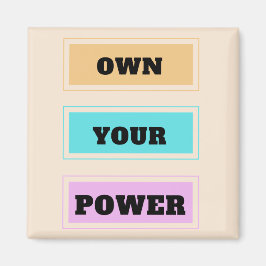 Neem je Power Square-magneet Magneet