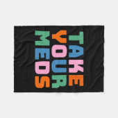Neem je spullen fleece deken (Voorkant (Horizontaal))
