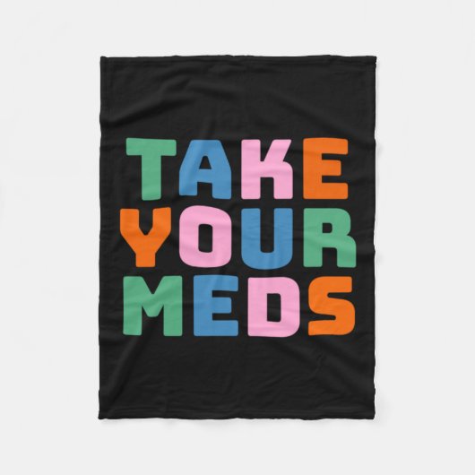 Neem je spullen fleece deken (Voorkant)