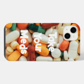 Neem je spullen iPhone hoesje (Achterkant horizontaal)