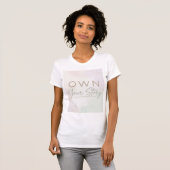 Neem je verhaal in eigen hand t-shirt (Voorkant volledig)