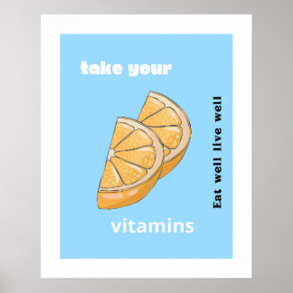 Neem je vitamines poster