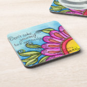 Neem jezelf niet te serieus drankjes onderzetter (Linkerzijde)