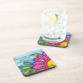 Neem jezelf niet te serieus drankjes onderzetter (Rechterzijde)