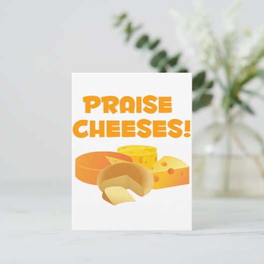 Neem kaas. briefkaart (Staand voorkant)