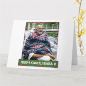 Neem Karoli Baba Cards Kaart (Gele Bloem)
