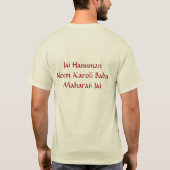 Neem Karoli Baba T-shirt (Achterkant)