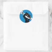 Neem LA mee met het Storm! Ronde Sticker (Tas)