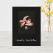 Neem Lillies 100 Kaart opnieuw in overweging (Gele Bloem)