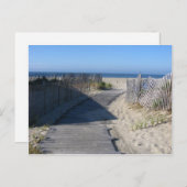 Neem me aan het Strand! Briefkaart (Voorkant / Achterkant)