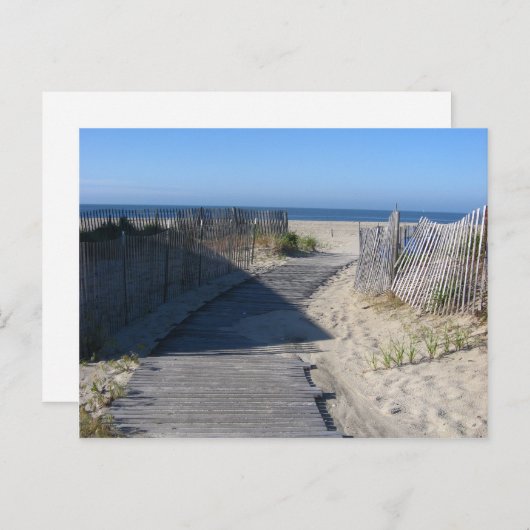 Neem me aan het Strand! Briefkaart (Voorkant / Achterkant)