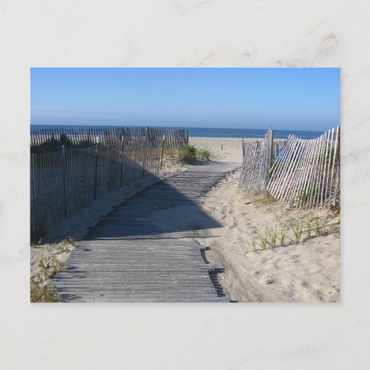 Neem me aan het Strand! Briefkaart (Voorkant)