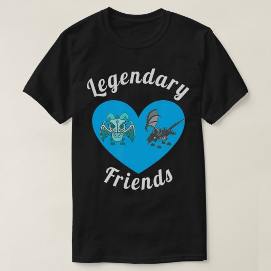 Neem me aan Legendary vrienden schaduwdraak en vor T-shirt (Design voorkant)