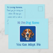 Neem me alsjeblieft Briefkaart (Voorkant / Achterkant)