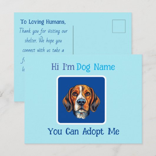 Neem me alsjeblieft Briefkaart (Voorkant / Achterkant)