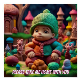 Neem me alsjeblieft mee naar huis perfect poster