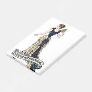 Neem me alstublieft niet waar - Victoriaanse dame  Post-it® Notes