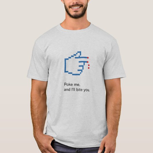 Neem me, en ik bijt je. t-shirt (Voorkant)