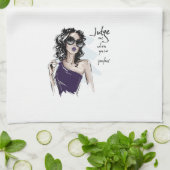 Neem me in als je perfect bent theedoek (Gevouwen)