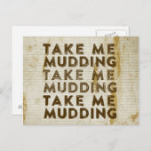 Neem me in de maling briefkaart (Voorkant / Achterkant)