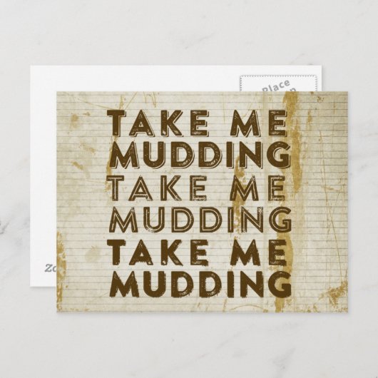 Neem me in de maling briefkaart (Voorkant / Achterkant)