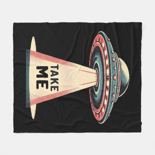 neem me mee fleece deken (Voorkant (Horizontaal))