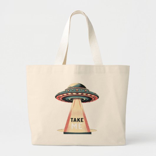 neem me mee grote tote bag (Voorkant)