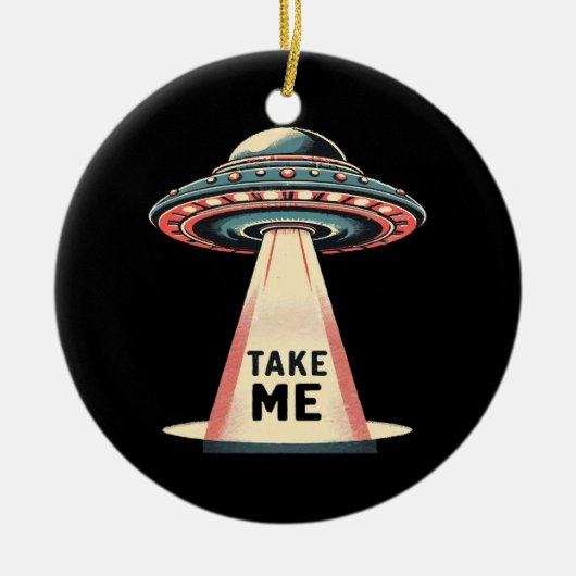 neem me mee keramisch ornament (Voorkant)