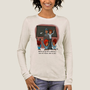 Neem me mee met een Tri-Blend T-shirt met lange mo