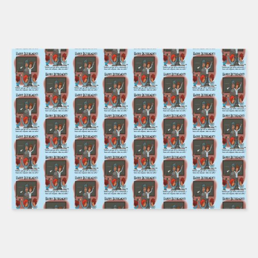 Neem me mee met papierpakbladen inpakpapier vel (Voorkant)