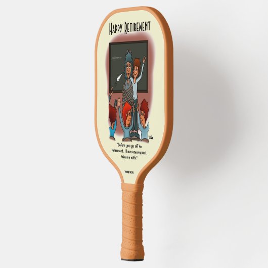 Neem me mee met Pickleball Paddle (Links)