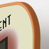 Neem me mee met Pickleball Paddle (Links Detail)