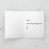 Neem me mee met Thank You Card Bedankkaart (Binnen)