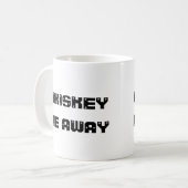 Neem me mee met whisky grap Coffee Mok (Voorkant links)