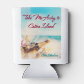 Neem me mee naar Catica Island Drink Cozie Blikjeskoeler (Achterkant)