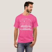 Neem me mee naar de bergen Alabama Souvenir Wandel T-shirt (Voorkant volledig)