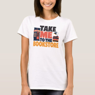 Neem me mee naar de Boekenwinkel Lezen T-shirt