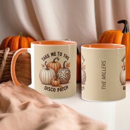 Neem me mee naar de Disco Patch Herfst kleur gewoo Mok